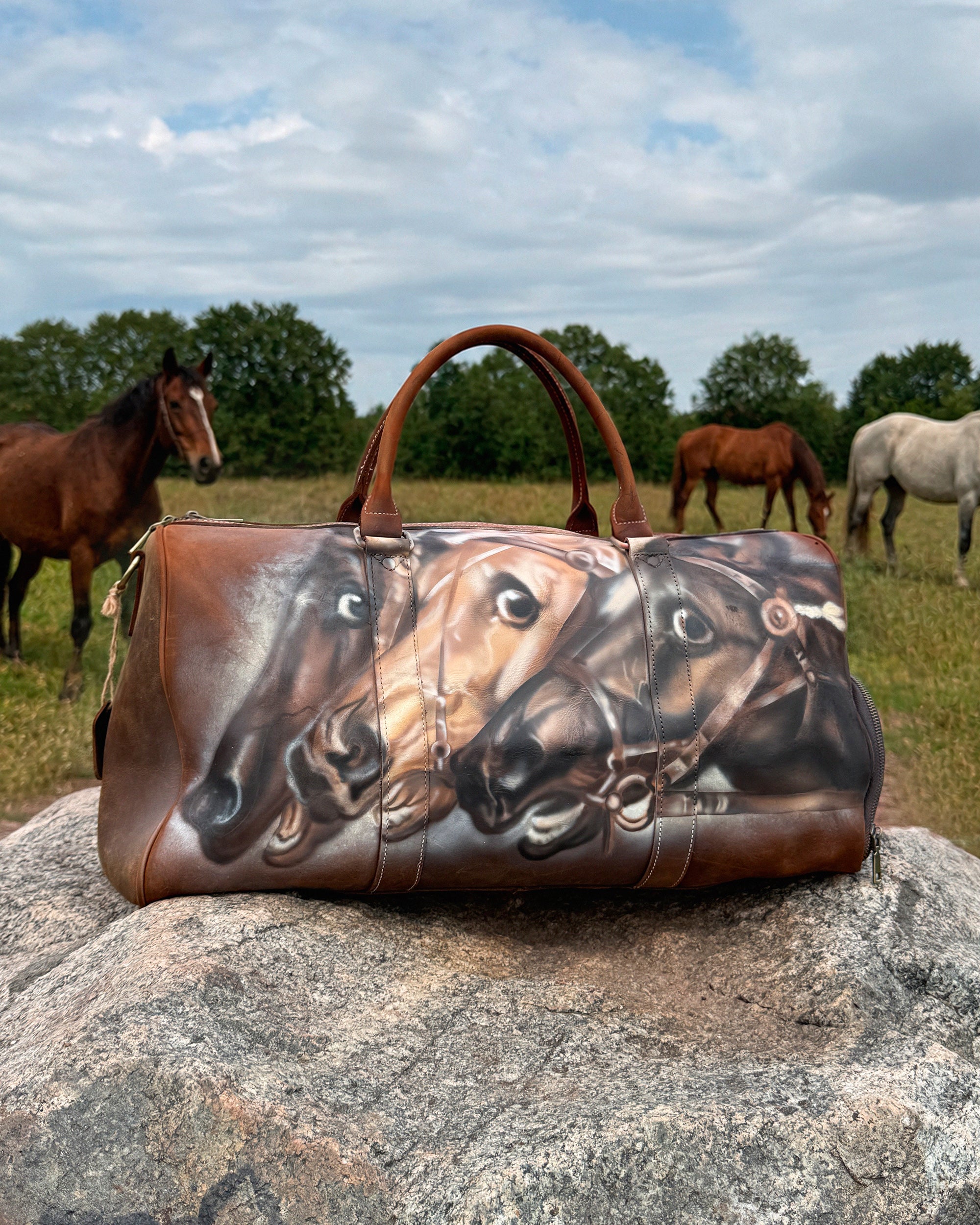 1 of 1 leather bag
