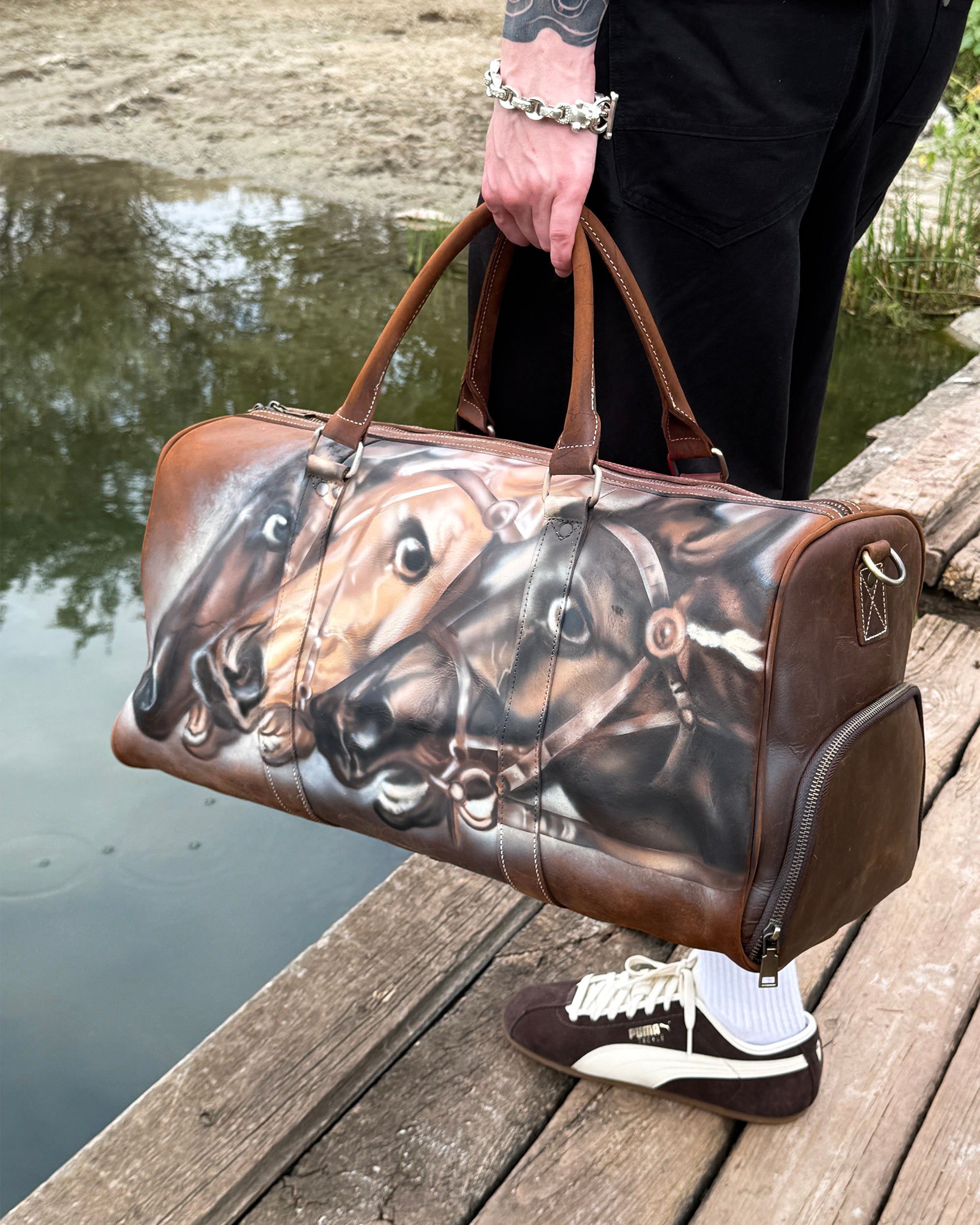 1 of 1 leather bag