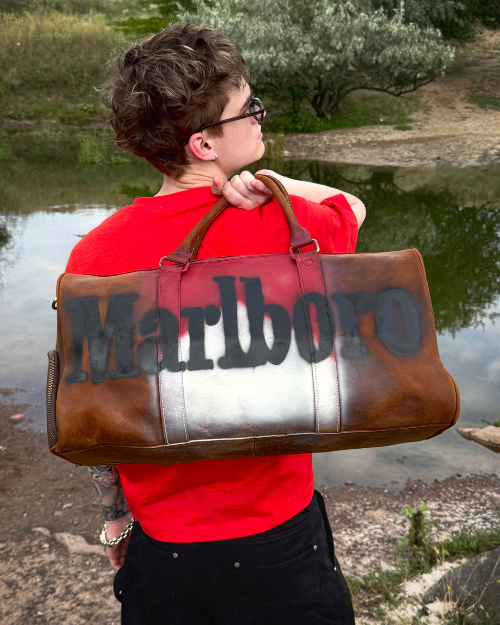 1 of 1 leather bag