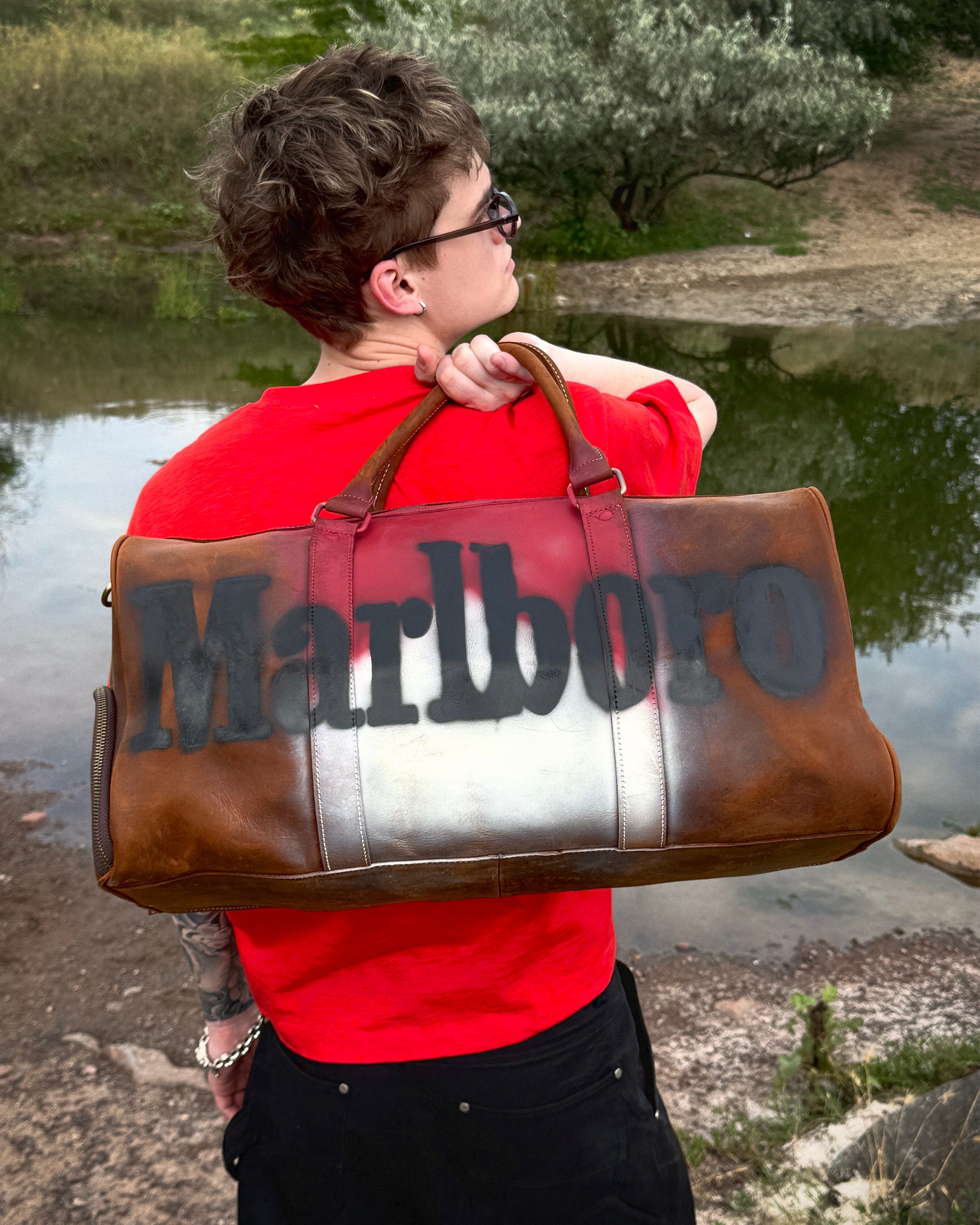 1 of 1 leather bag