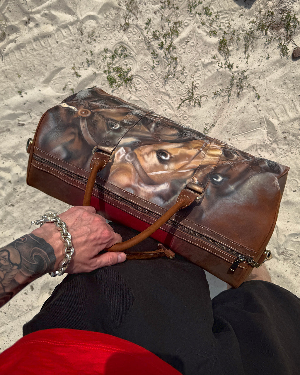 1 of 1 leather bag
